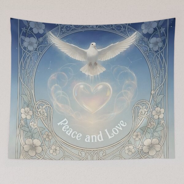 Item preview, Peace and Love designed and sold by KilgoreCreates.