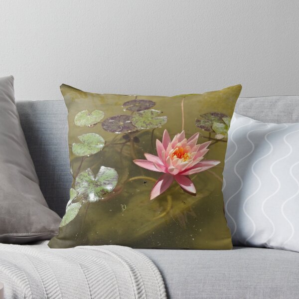 Item preview, Water lilies blooming in a stream in nature designed and sold by yeshayad.