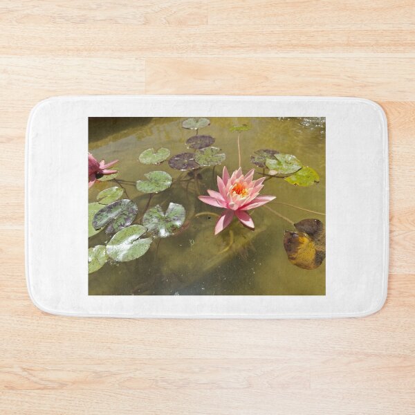 Item preview, Water lilies blooming in a stream in nature designed and sold by yeshayad.