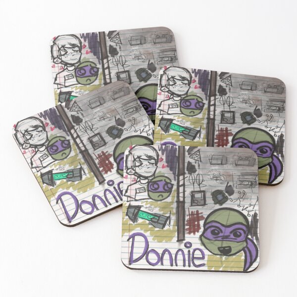Item preview, TMNT 2012 - Donnie silly messy paper sketches designed and sold by HikikomoriCorner.