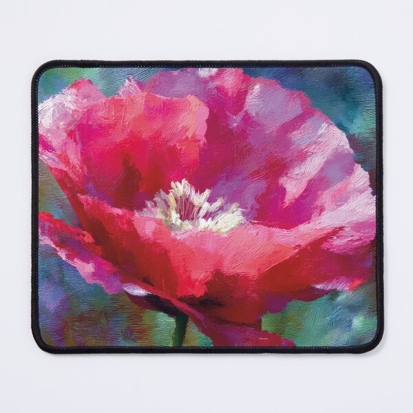 Item preview, Textured Acrylic Red Poppy Blossom Painting designed and sold by Paolo-Bandal.
