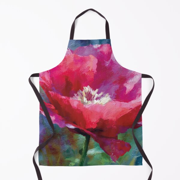 Item preview, Textured Acrylic Red Poppy Blossom Painting designed and sold by Paolo-Bandal.