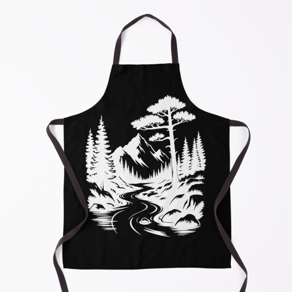 Item preview, mountain view with river tree beatiful gift designed and sold by Victoria-Cave.