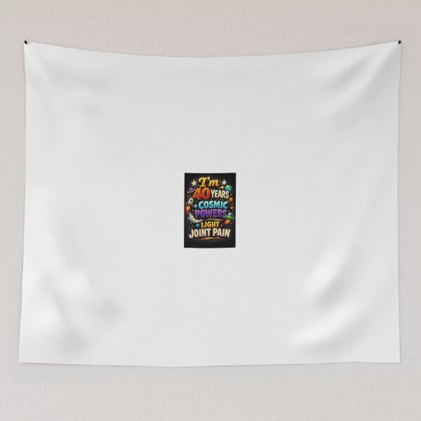 Item preview, I’m 40 Years Old With Cosmic Powers designed and sold by riki2365.