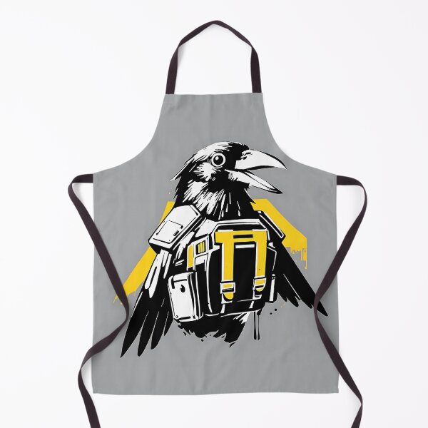 Item preview, Cybernetic Crow: Tactical Avian Streetwear Art designed and sold by Z-RankCUSTOMS.