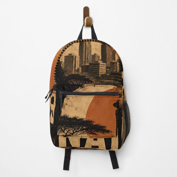 Item preview, Nairobi Kenya Retro Travel Poster - The Green City in the Sun designed and sold by kanjxtan.