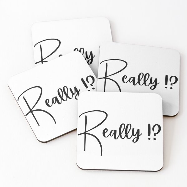 Item preview, "Really !?" Text Design - Black Text designed and sold by AndysTeeShop.