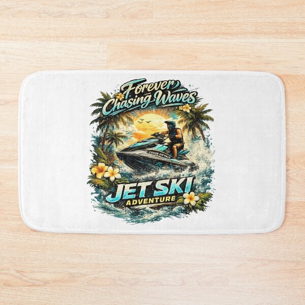 Item preview, Forever Chasing Waves Jet Ski Adventure Tropical Water Sports Graphic Tee designed and sold by Wear Sculpt.