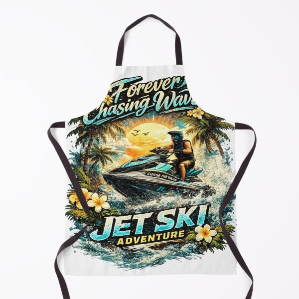 Item preview, Forever Chasing Waves Jet Ski Adventure Tropical Water Sports Graphic Tee designed and sold by Wear Sculpt.