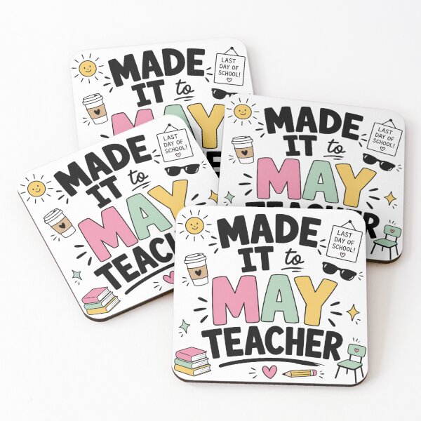 Item preview, Made It to May Teacher Funny Last Day Design designed and sold by madebysiwa.