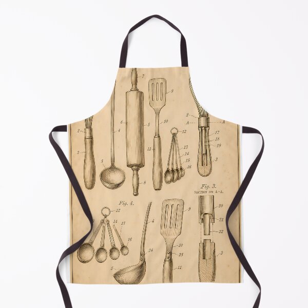 Item preview, Kitchen Implements Patent Print · Vintage Portrait Wall Art · Chef Gift designed and sold by Savannah North.