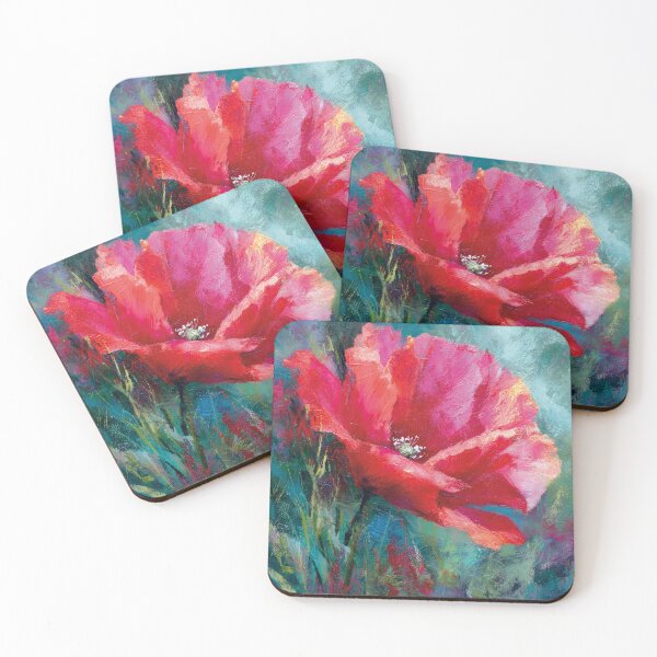 Item preview, Acrylic Red Poppy Blossom Painting designed and sold by Paolo-Bandal.