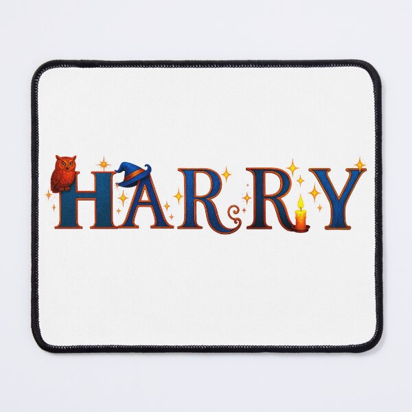 Item preview, SPELLBOUND NAMES COLLECTION – ✨ HARRY ✨ – STORYBOOK SPELLCASTER DREAMS designed and sold by WheelieGdArt.