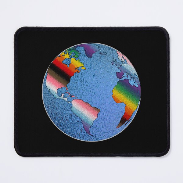 Item preview, Progress Pride Flag Globe designed and sold by Qweird Artistry.