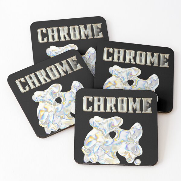 Item preview, Industrial Chrome Metallic Text Y2K Aesthetic 3D Lettering designed and sold by Rawafi Art Studio.