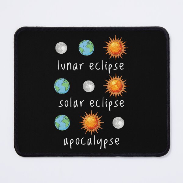 Item preview, Funny Lunar Solar Eclipse Apocalypse designed and sold by HandicraftArt.