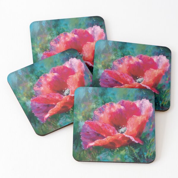Item preview, Acrylic Red Poppy Blossom Painting designed and sold by Paolo-Bandal.