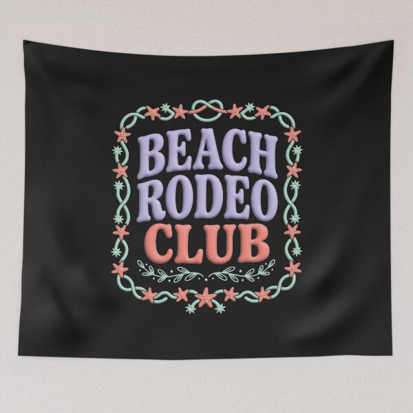 Item preview, Preppy Puff Print Beach Rodeo Typography designed and sold by CRAZY&ART.
