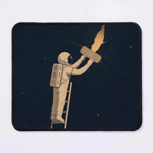 Item preview, Astronaut Repairing The Night Sky designed and sold by Creative_Canvas.