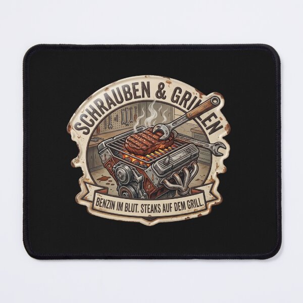 Item preview, Schrauben Grillen Vintage Garagenschild Mechaniker Auto Tuning designed and sold by Jaroslaw-S.