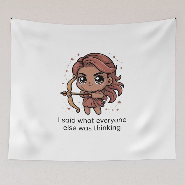 Item preview, Funny Sagittarius Zodiac Shirt – I Said What Everyone Else Was Thinking designed and sold by Cool-cat-art.