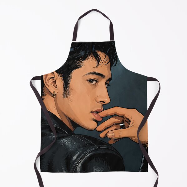 Item preview, Hudson Williams of Heated Rivalry holding his lips (fan art) designed and sold by PopCultureAndStuff.