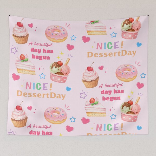 Item preview, Cute Dessert Day Watercolor T-Shirt | Kawaii Sweet Treats designed and sold by Verycutethings.