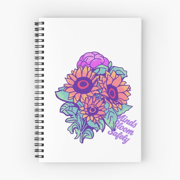 Item preview, Minds Bloom Freely Sunflower Brain designed and sold by HumorInHues.