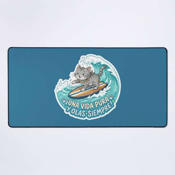 Item preview, ?? Cat Surf Mode: activated designed and sold by Opps-diseño.