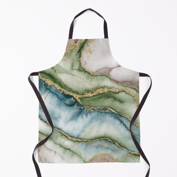 Item preview, Elegant Ocean Agate with Gold Veins - Coastal Marble designed and sold by Ed & Harmony.