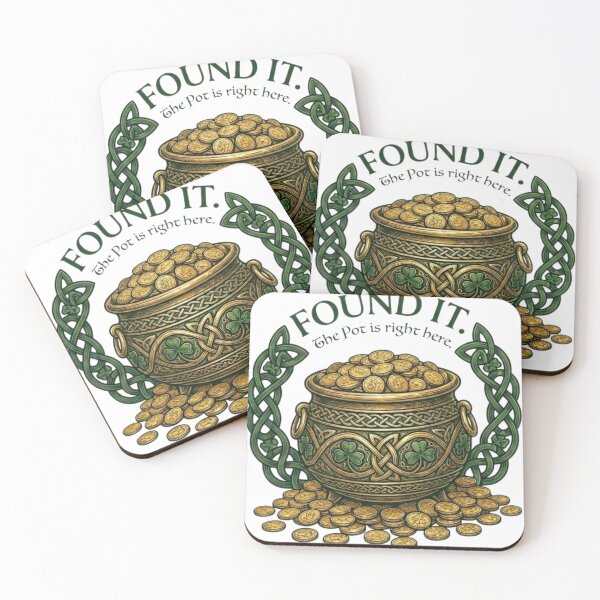 Item preview, Found It Pot of Gold St Patricks designed and sold by ZENVIRART.