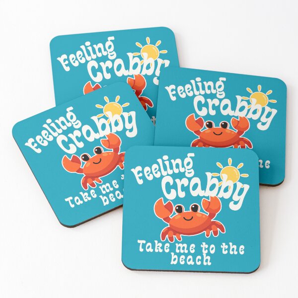 Item preview, Feeling Crabby Need to Go Back to the Beach Cute Summer Crab Retro Beach Vacation Shirt designed and sold by LAJdesigns.