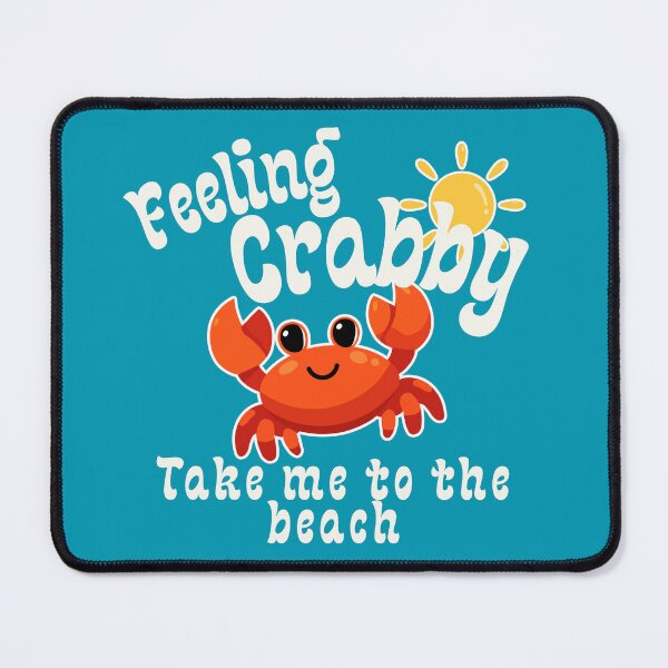 Item preview, Feeling Crabby Need to Go Back to the Beach Cute Summer Crab Retro Beach Vacation Shirt designed and sold by LAJdesigns.