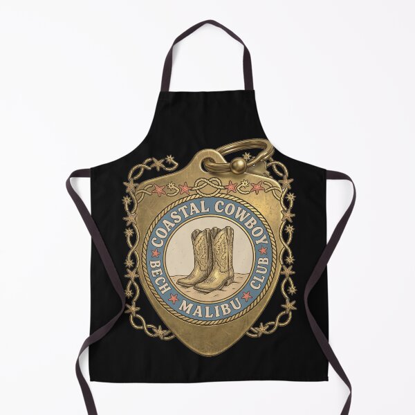 Item preview, Vintage Coastal Cowboy Malibu Key Tag designed and sold by CRAZY&ART.