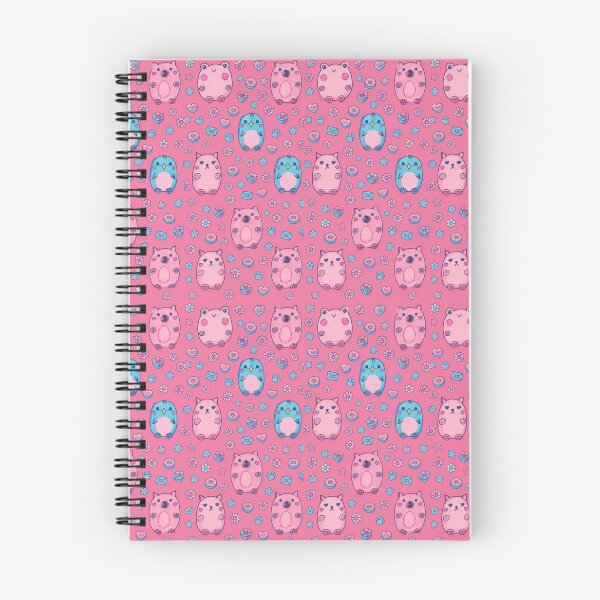 Item preview, Pink and blue doodles pattern  designed and sold by Casperblox by the Markus Boys.
