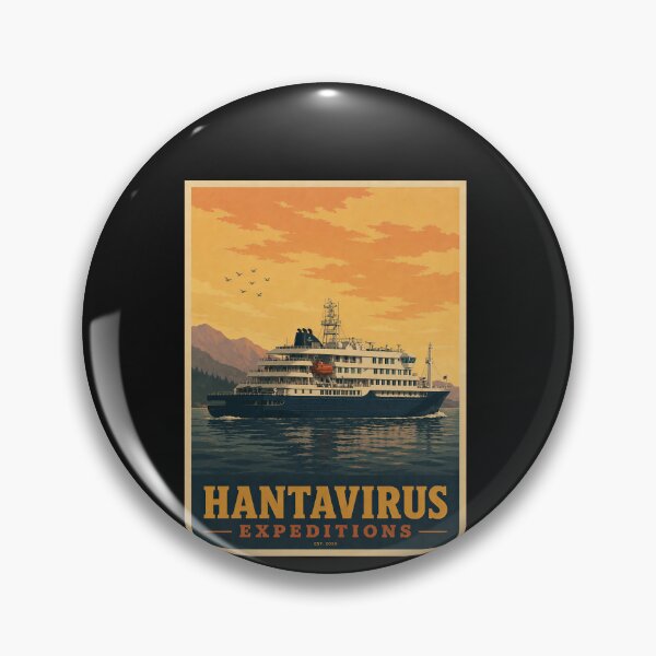 Item preview, Hantavirus Expeditions Vintage Cruise Poster designed and sold by elderberry.