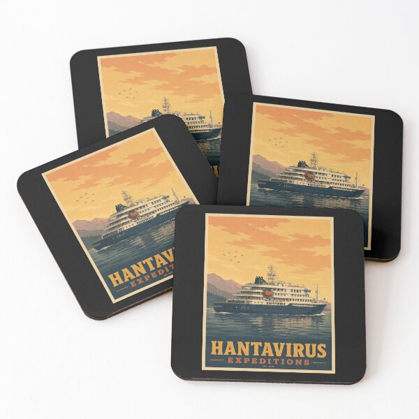 Item preview, Hantavirus Expeditions Vintage Cruise Poster designed and sold by elderberry.