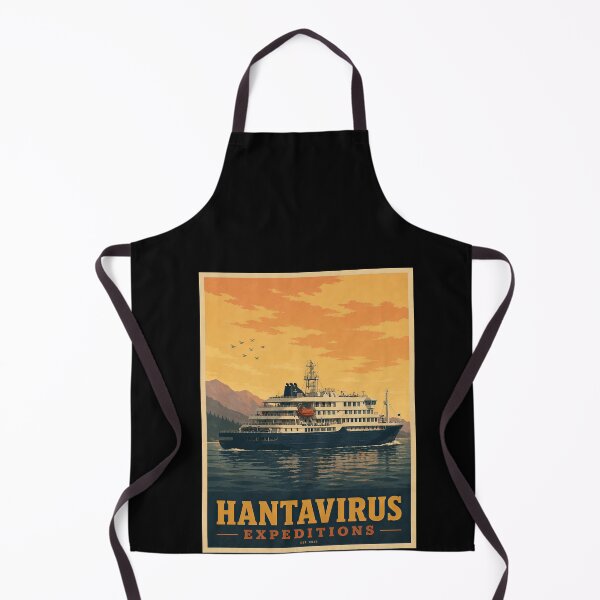 Item preview, Hantavirus Expeditions Vintage Cruise Poster designed and sold by elderberry.