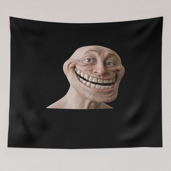 Item preview, Viral Realistic Troll Face Grin Meme Funny Internet designed and sold by elderberry.
