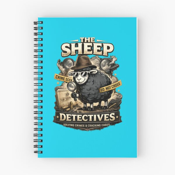 Item preview, The Sheep Detectives – Funny Crime Solving Sheep Vintage designed and sold by CatLovers Studio.