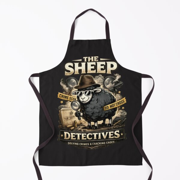 Item preview, The Sheep Detectives – Funny Crime Solving Sheep Vintage designed and sold by CatLovers Studio.