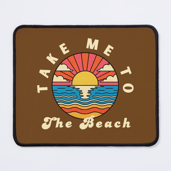 Item preview, Take me to the beach Cute Summer sunsen Retro Beach Vacation Shirt designed and sold by LAJdesigns.