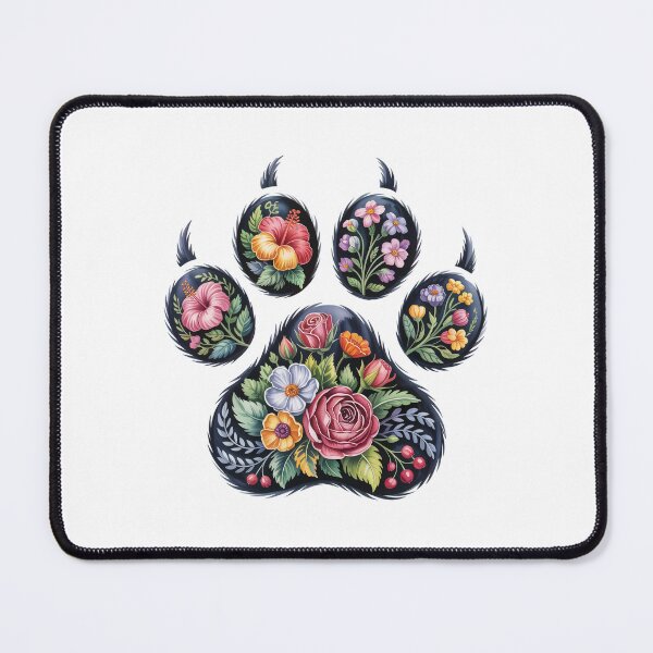 Item preview, Floral Animal Paw Print designed and sold by jkrphoto.