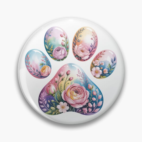 Item preview, Floral Paw Print  designed and sold by jkrphoto.
