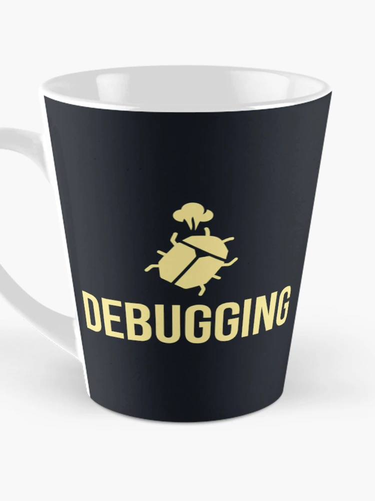 Thumbnail 3 of 4, Coffee Mug, Debugging designed and sold by Amir Faysal.