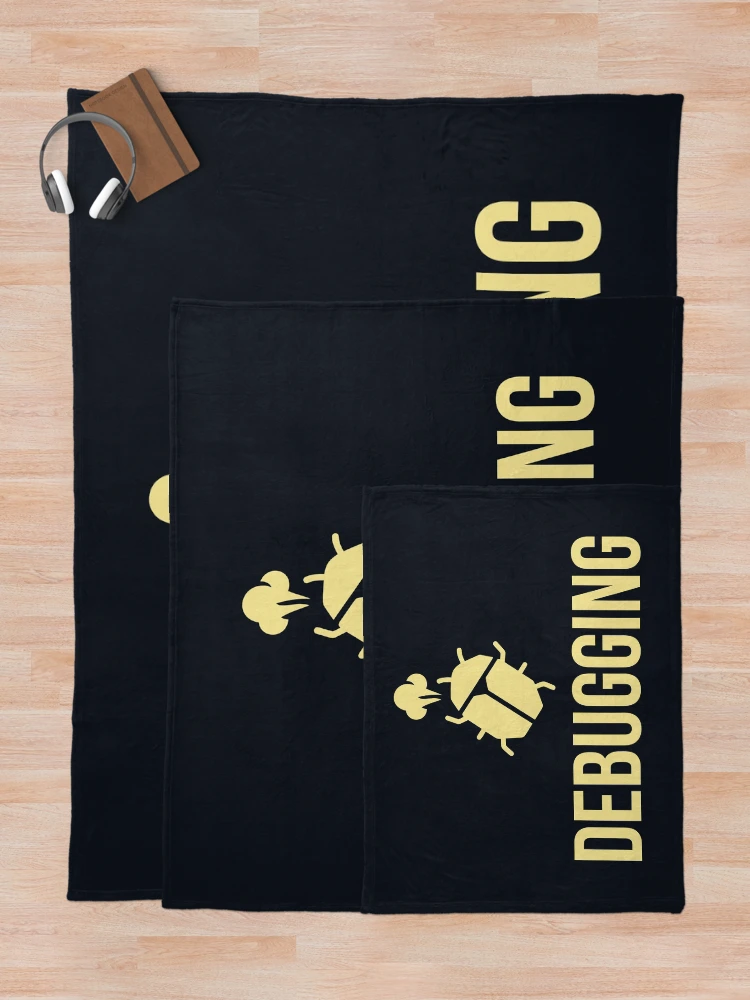 Thumbnail 5 of 6, Throw Blanket, Debugging designed and sold by Amir Faysal.