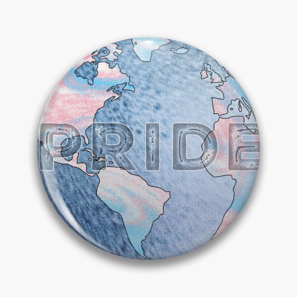 Item preview, Transgender Flag Globe - PRIDE MONTH 2026 designed and sold by Qweird Artistry.