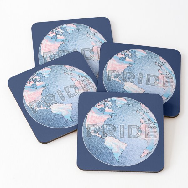 Item preview, Transgender Flag Globe - PRIDE MONTH 2026 designed and sold by Qweird Artistry.
