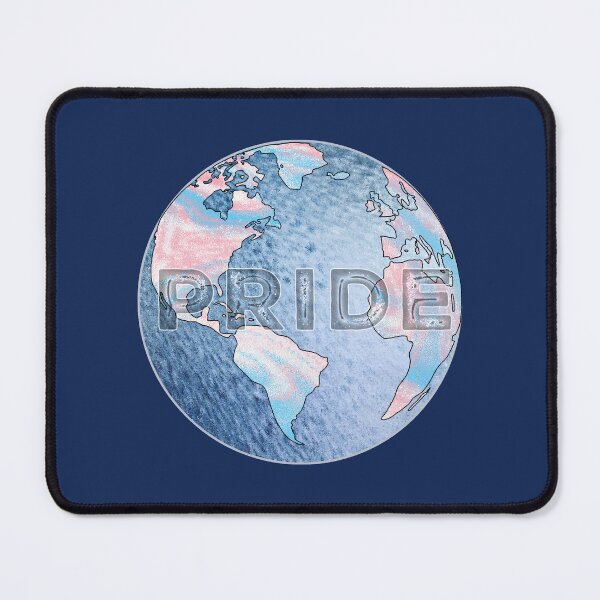 Item preview, Transgender Flag Globe - PRIDE MONTH 2026 designed and sold by Qweird Artistry.