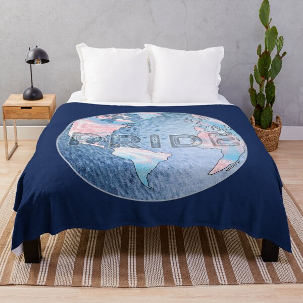Item preview, Transgender Flag Globe - PRIDE MONTH 2026 designed and sold by Qweird Artistry.